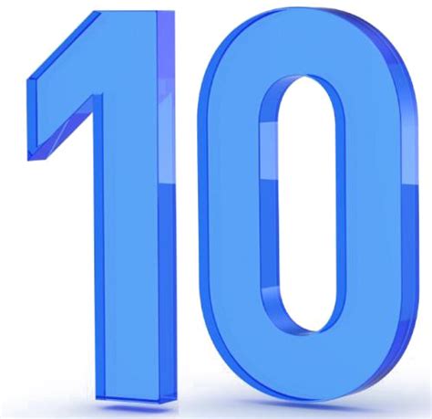 10 Number Png Transparent Images Pictures Photos Png Arts