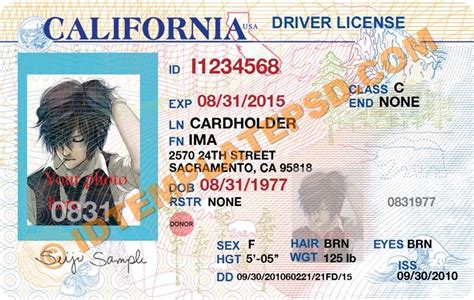 Apply for a california state identification card at your local ca dmv, you will need to complete an original application form (form dl 44) at your local ca dmv, the application fee for a ca state id. This is California (USA State) Drivers License PSD (Photoshop) Template. On this PSD Template ...