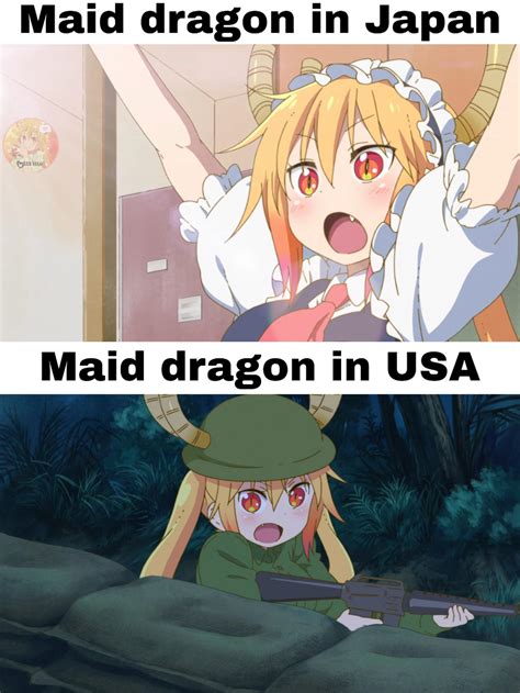Okay I Prefer Japanese Maid Dragon Rdragonmaid