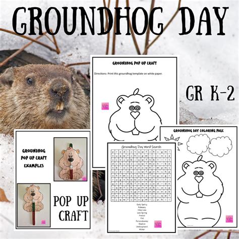 Groundhog Day Activities For Preschoolers Mom Wife Busy Life