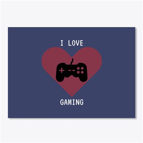 I Love Gaming Gamer Sticker My Love Games Love
