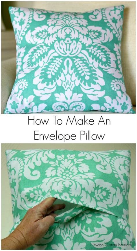 How To Make An Envelope Pillow - Newton Custom Interiors