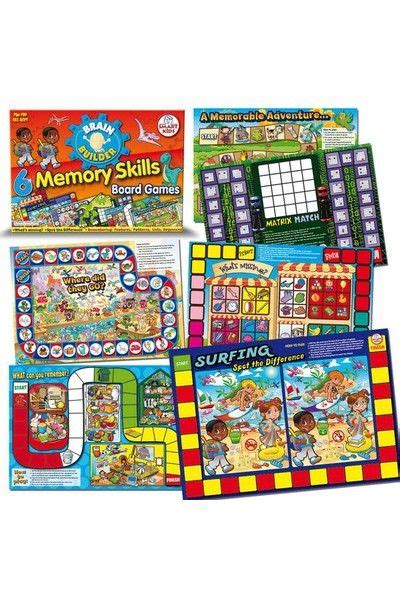 Game 6 Memory Skills Board Games Ages 5 Edsco