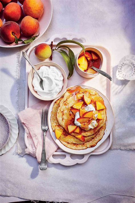 Peaches And Cream Pancakes Recipe Southern Living