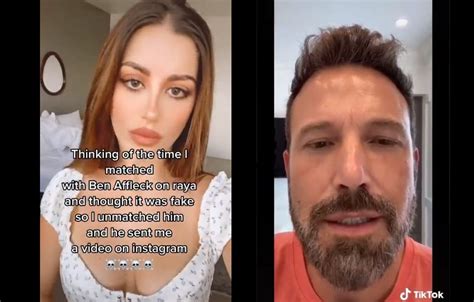 Girl Unmatches Ben Affleck On Dating App He Messages Her A Video She