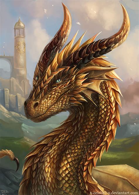 Sun Dragon Commission By X Celebril X On Deviantart Mythical Creatures