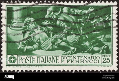 Sello Del Reino De Italia 1930 Estampilla Conmemorativa De La