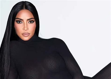 Kim Kardashian’ Crotchless Moment As Kim Flaunted Her Curves For The Latest Skims Catsuit Line