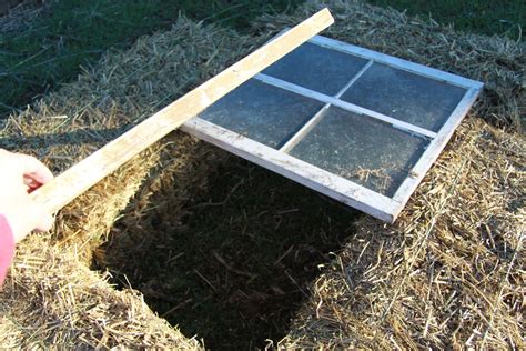 Straw Bale Cold Frame