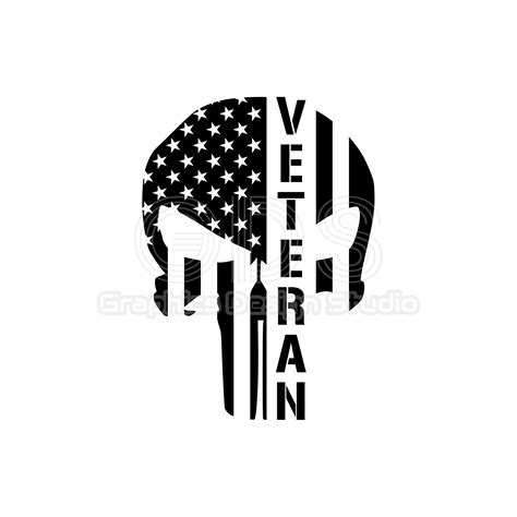 Punisher Skull Flag Svg Flag Punisher Military Svg American Etsy