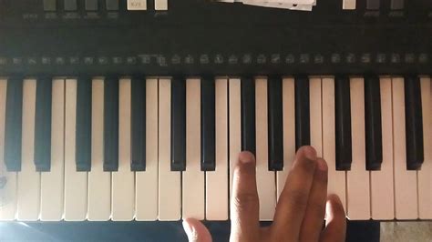 Acorde De Do Sostenido Séptima Piano C7 Lecciones De Teclado