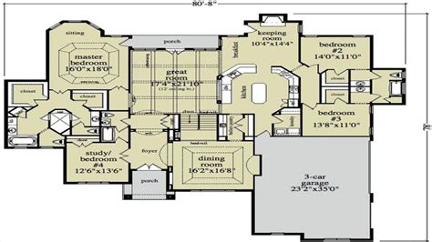 Our favorite ranch house plans. Open Ranch Style Home Floor Plan Luxury Ranch Style Home ...