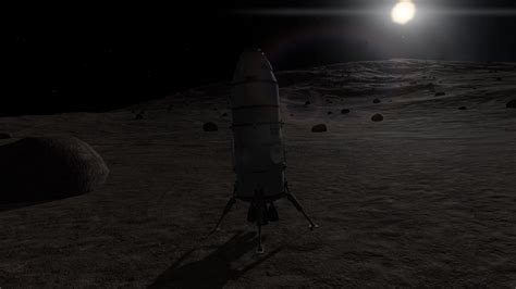10 Kerbal Days After Laying On Duna The Rocket To Gilly Has Arrived