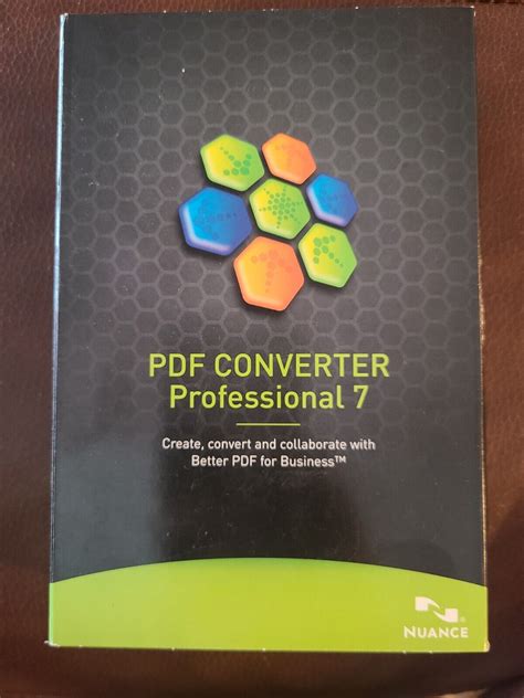 Nuance Pdf Converter Professional 7 Create Convert Collaborate Pdf For