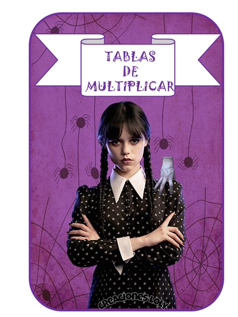 Creaciones Loly Tabla De Multiplicar Merlina