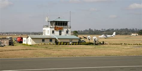 Airstrips In Amboseli National Park Kenya