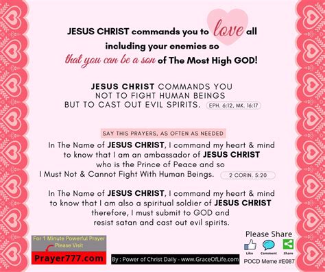 Jesus Christ Commands You To Love All Graceoflifecom