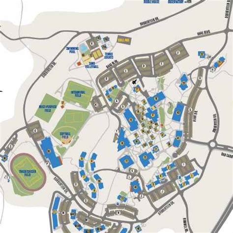 Embry Riddle Campus Map Map Of The World