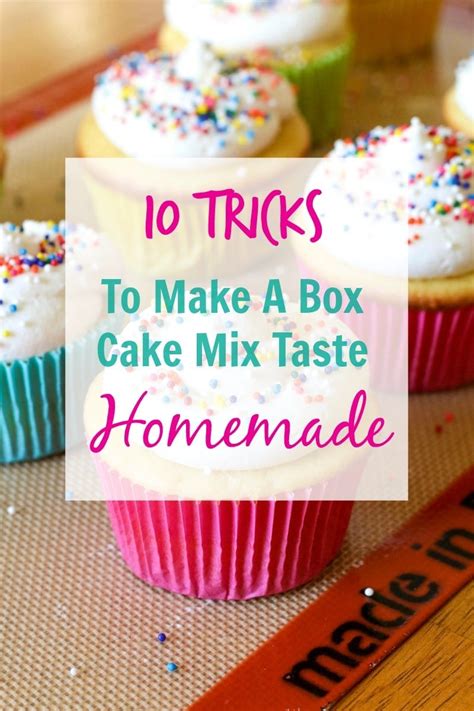 10 tricks to make a box cake mix taste homemade vicroty school