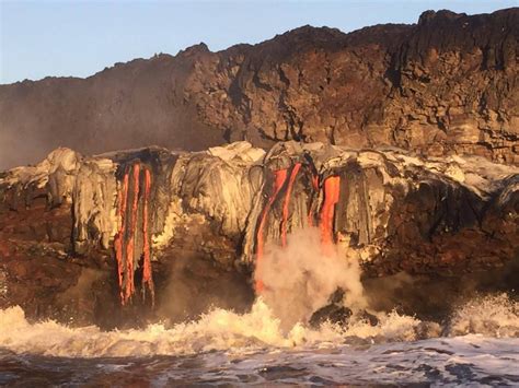 Kīlauea Lava Flow Continues Dramatic Ocean Entry Maui Now