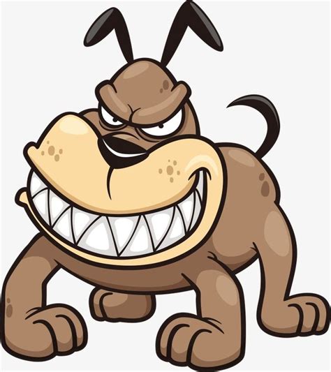 Angry Dog Vector Png Images Angry Dog Vector Puppy Cartoon Dog