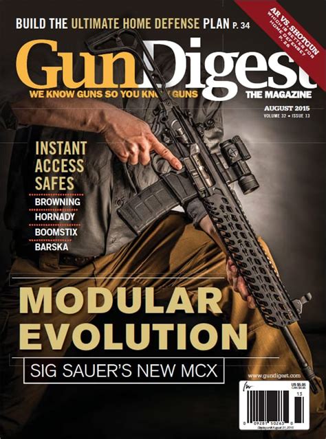 Gun Digest The Magazine August 2015 Digital Issue Gundigest Store