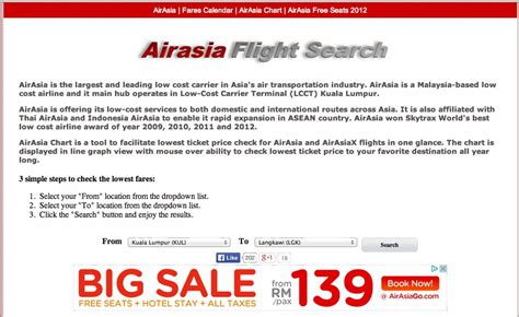 Airasia the airasiabigsale really makes your world facebook. atanahmad.net: Tips mudah untuk mengetahui bila tiket ...