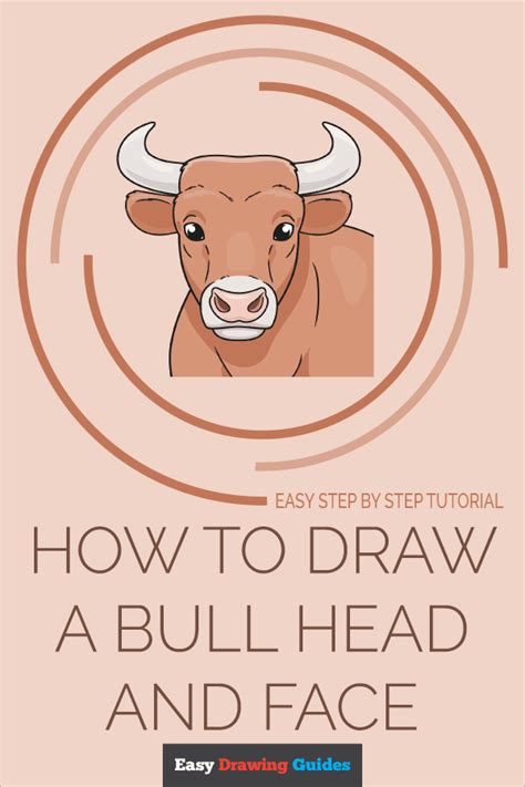 How To Draw A Bull Head And Face Really Easy Drawing Tutorial