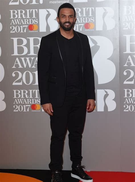 Craig David Went For A Slick All Black Outfit Brit Awards 2017 The