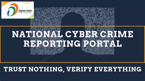 National Cyber Crime Reporting Portal Report Complaint Track Status