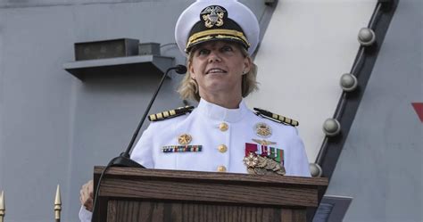 this navy captain is now the first woman commanding a nuclear aircraft carrier washington