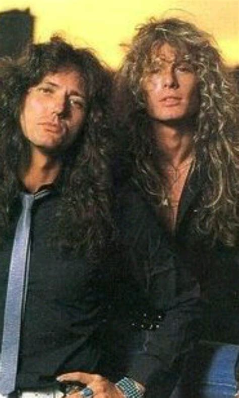John Sykes And David Coverdale Whitesnake Guitarist Vocalist David