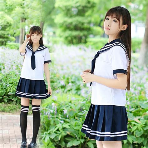 School Uniform Set Student Uniform Tie Sailor Suit Set Table Costume Jk Japanese School Uniform