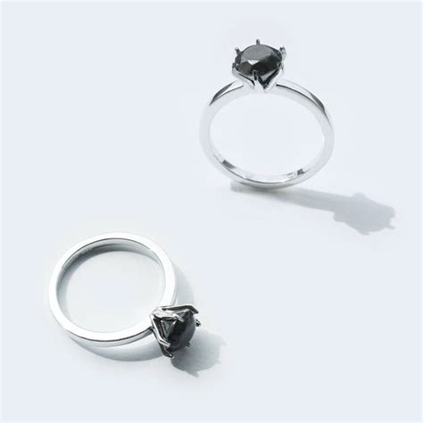 Diamondgraphite Ring Diamond Less Diamond Ring Series Ver1