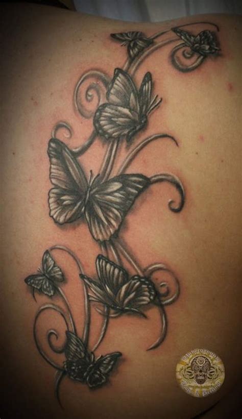 26 Tempting Swirl Tattoos Stars Swirls Butterfly Swirls