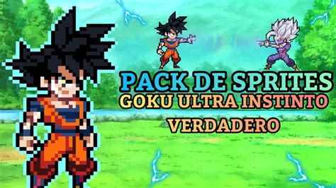 Pack De Sprites De Goku Ultra Instinto Verdadero Mangacreado Por Mi