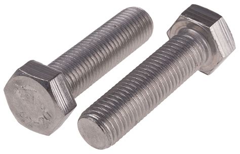 Plain Stainless Steel Hex Hex Bolt M16 X 60mm Rs