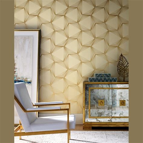 York Wallcoverings Honeycomb Wallpaper Honeycomb Wallpaper Wall