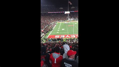 Ohio State Fans Storm Field Youtube