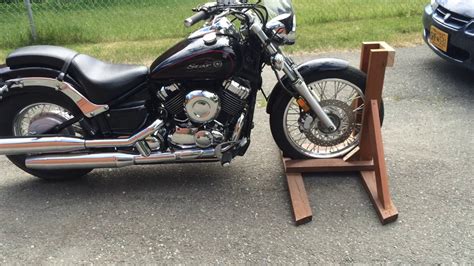 Manufactures many different styles of 1 motorcycle handlebars for your custom harley. Homemade motorcycle stand - YouTube