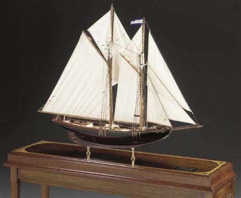 A Model Of The Grand Banks Fishing Schooner Benjamin Latham