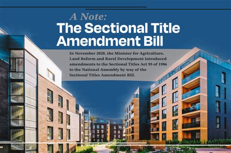 A Note On The Sectional Title Amendment Bill 2020 Barnaschone