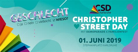 Es wird ein chilliger tag bei entspannter musik, mit leckerem catering von der foodstation und natürlich mit feinen drinks. Motto 2019 - CSD Karlsruhe