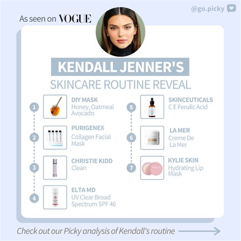 Celebrity Routine Reveal Kendall Jenners Skincare Picky The K