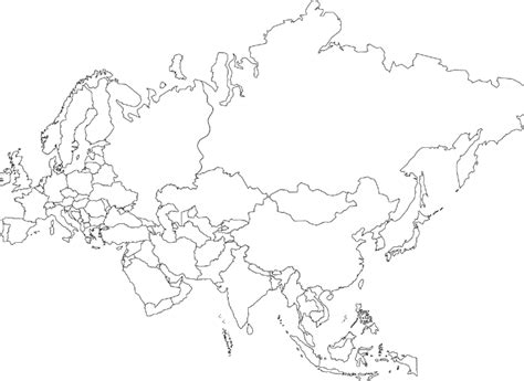 Printable Blank Map Of East Asia