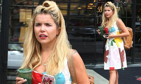 paloma faith steps out in patterned dress and matching heels in new york daily mail online