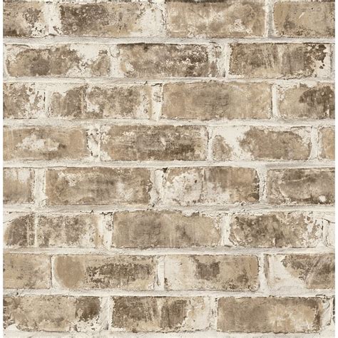 Prepasted Brick Wallpaper Rustic Touch Intricately Printed Realistic
