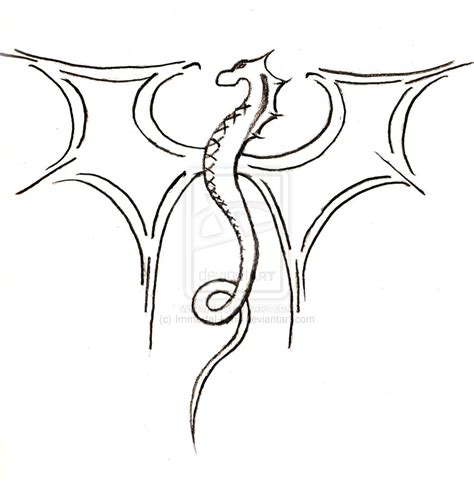 Dragon Sketch Easy At Explore Collection Of Dragon