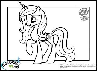 characters featured on bettercoloring.com are the property of their respective owners. Princess Cadence Coloring Pages | rarity in glory mantel ...