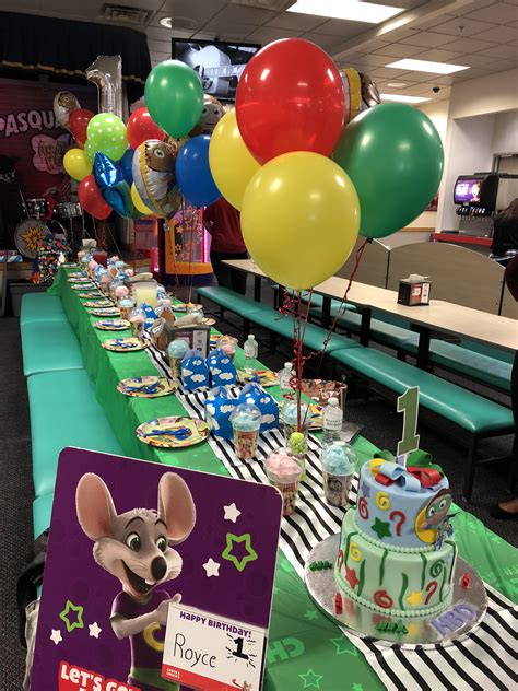 Chuck E Cheese Birthday Party Williemae Milam